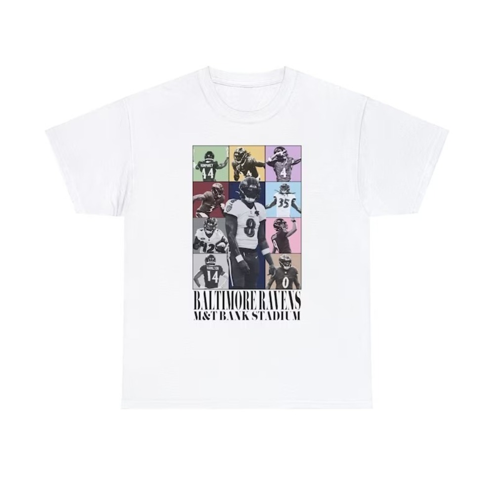 Baltimore Ravens Eras Tour Inspired Unisex Heavy Cotton Tee
